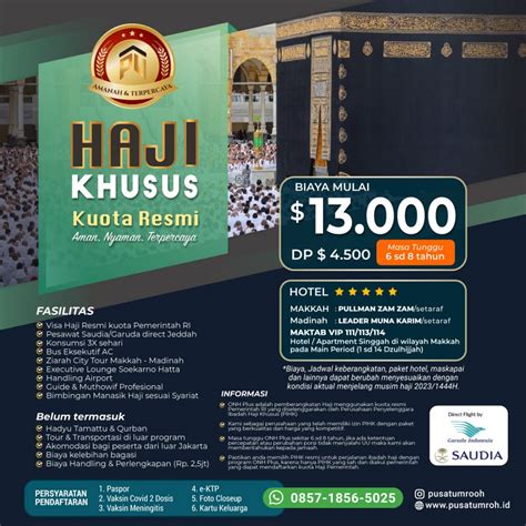 Cara Daftar Haji Onh Plus